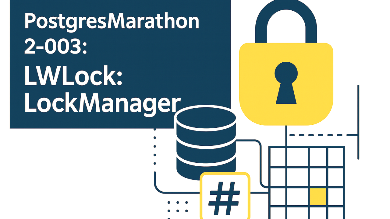 #PostgresMarathon 2-003: The roots of LWLock:LockManager