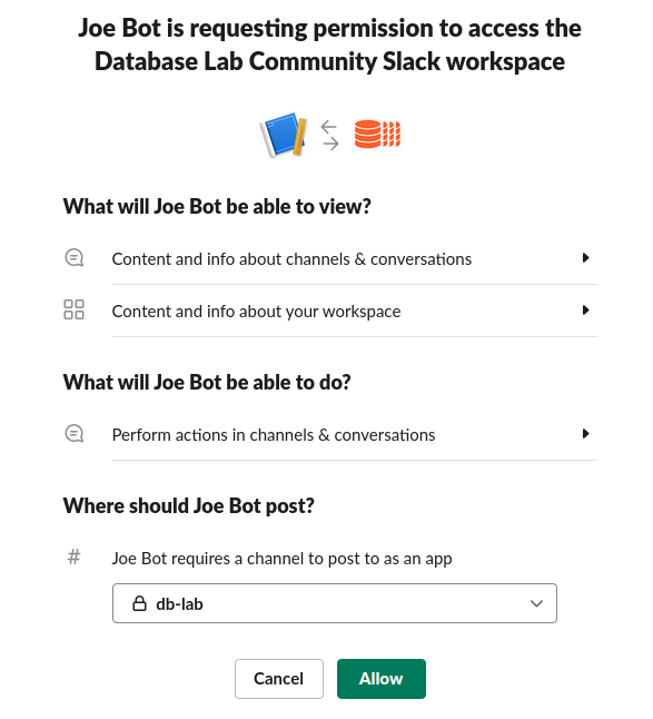 Slack App - Install App