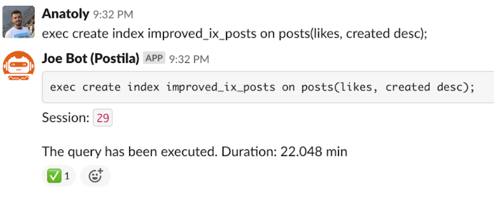 Use case - Create index